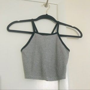 Pull & Bear Halter Top Crop Top